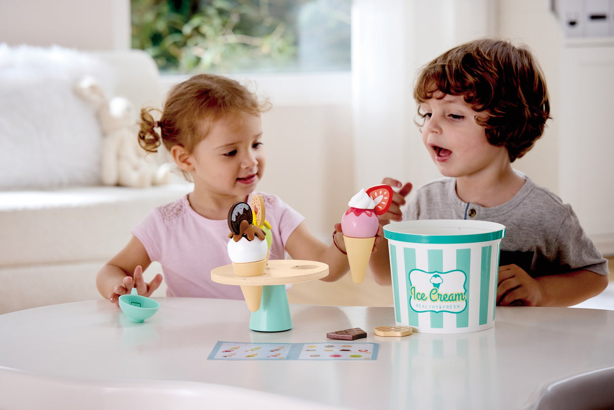 Eiscreme-Set