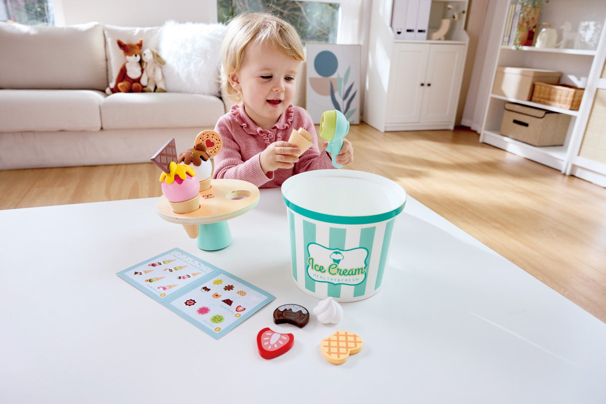 Eiscreme-Set