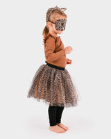 Leoparden Kostüm 3teilig 6-8 Jahre