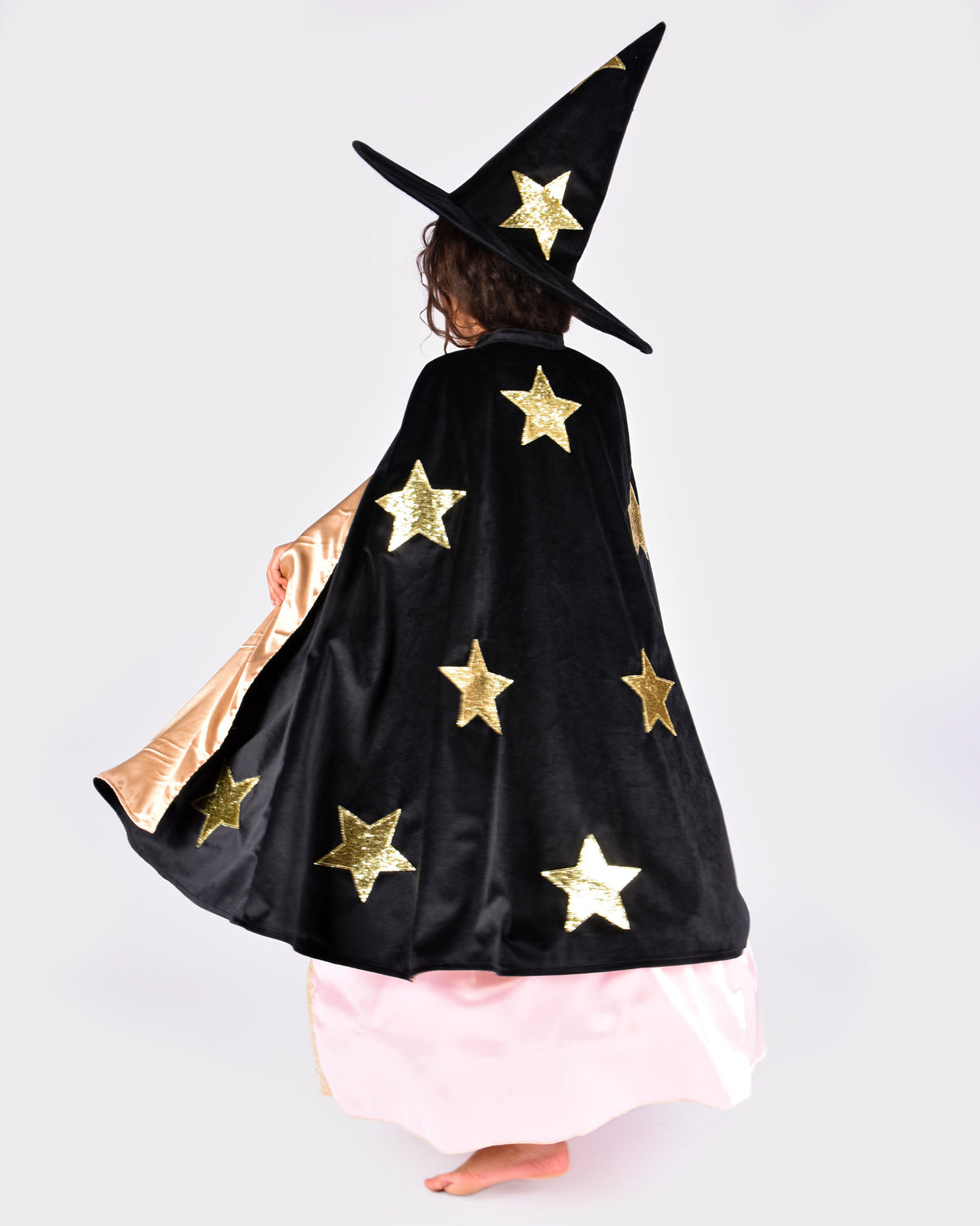 Zauberumhang & Hut 3-8 Jahre