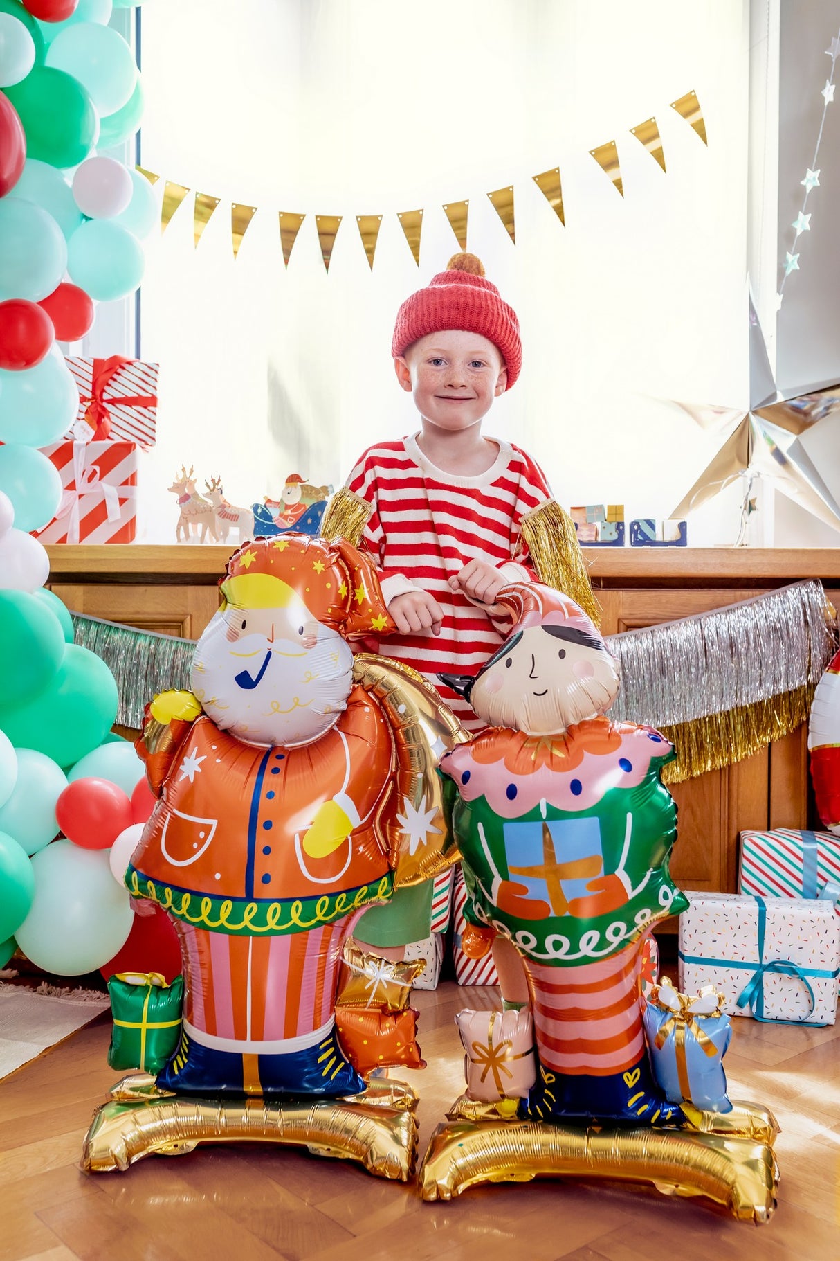 Stehender Folienballon Weihnachtsmann - korbmayer. ganz besonders. für kinder.