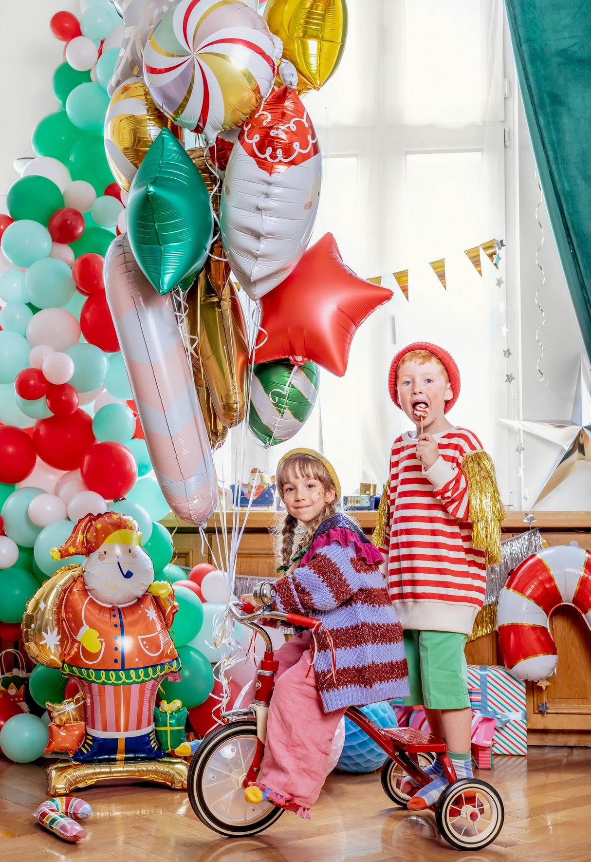 Folienballon Zuckerstange - korbmayer. ganz besonders. für kinder.