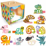 Schattenspiel-Würfel inkl. Taschenlampe