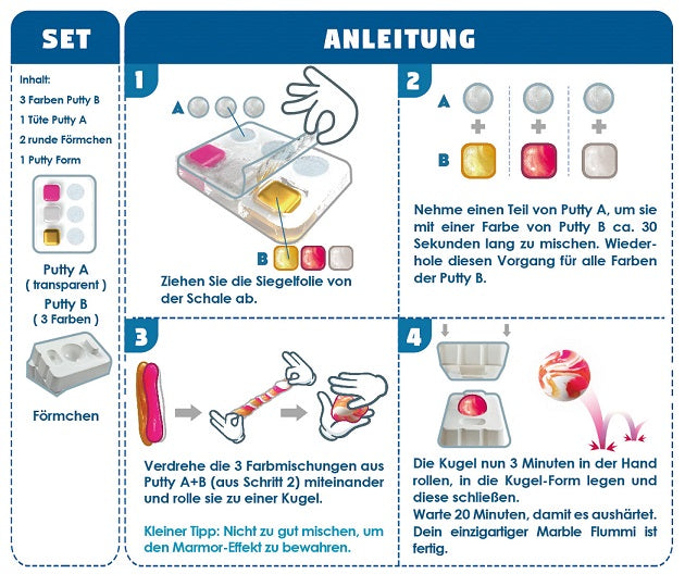 DIY Marble Flummi zum Selbermachen