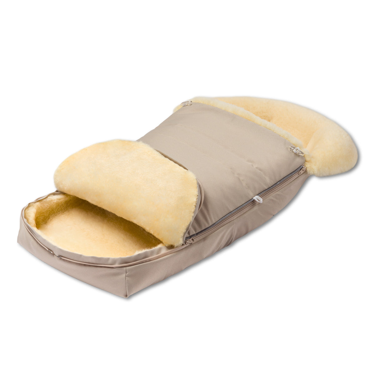 Lammfell Fußsack Polaris/ beige