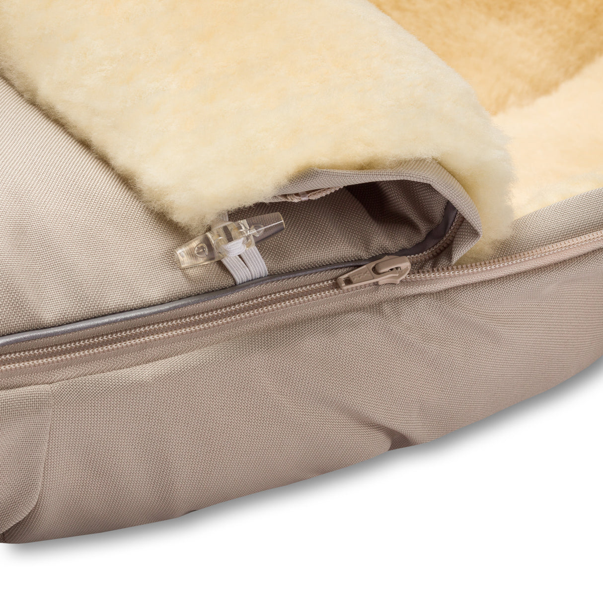 Lammfell Fußsack Polaris/ beige