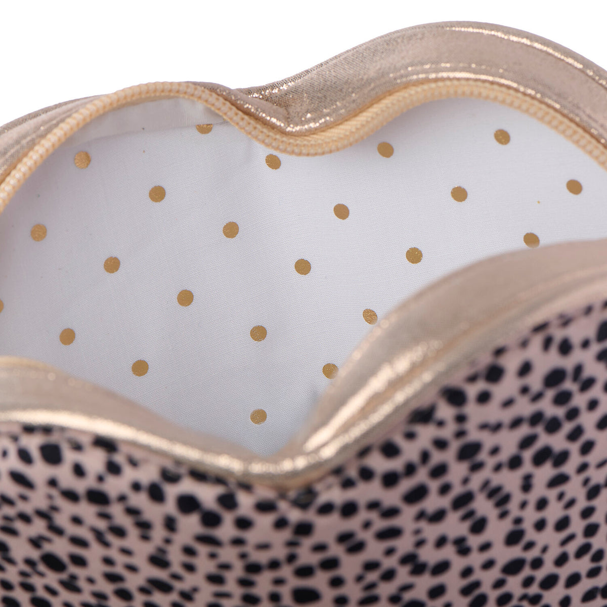 Tasche- Love Heart Leopard