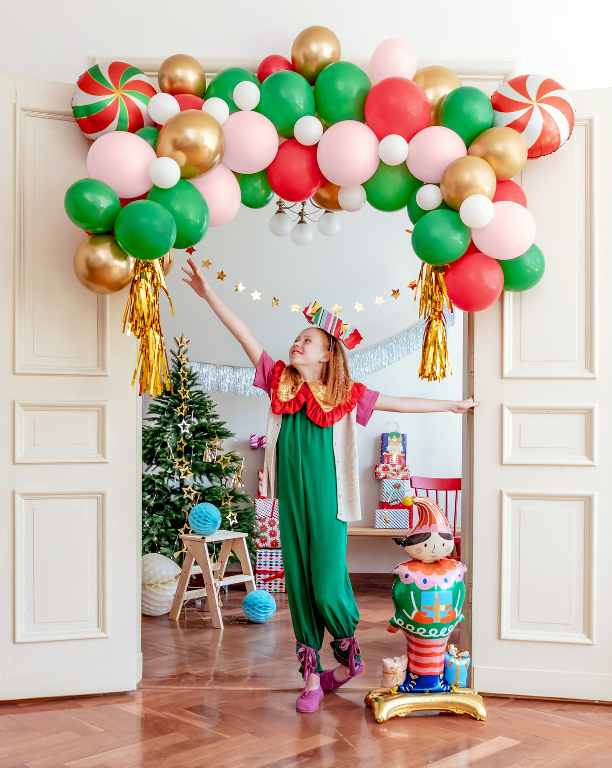 Luftballongirlande - Bonbons - korbmayer. ganz besonders. für kinder.