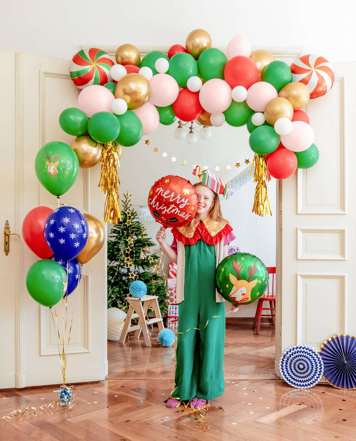 Luftballongirlande - Bonbons - korbmayer. ganz besonders. für kinder.