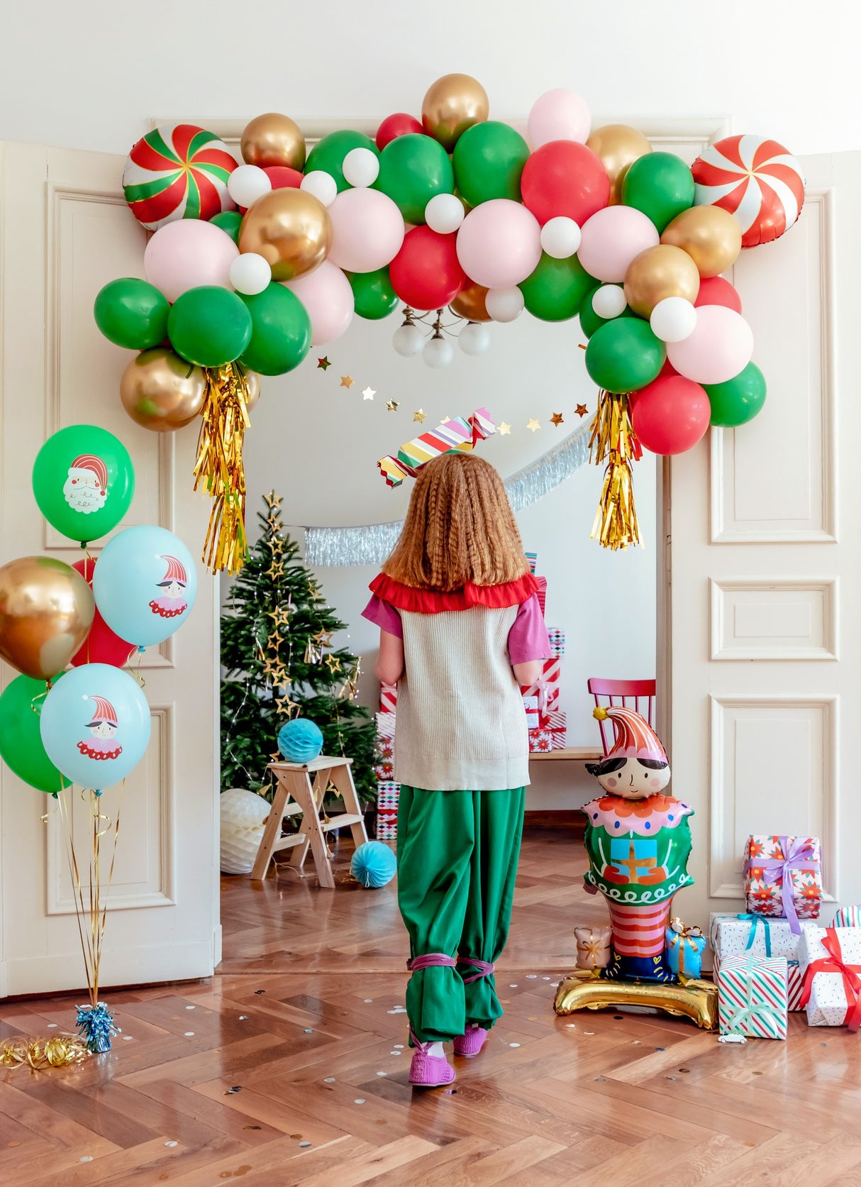 Luftballongirlande - Bonbons - korbmayer. ganz besonders. für kinder.