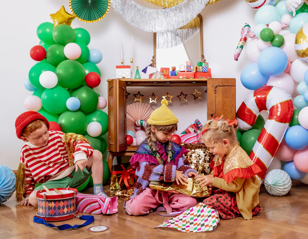 Weihnachtsbaum- Strauß mit Ballons