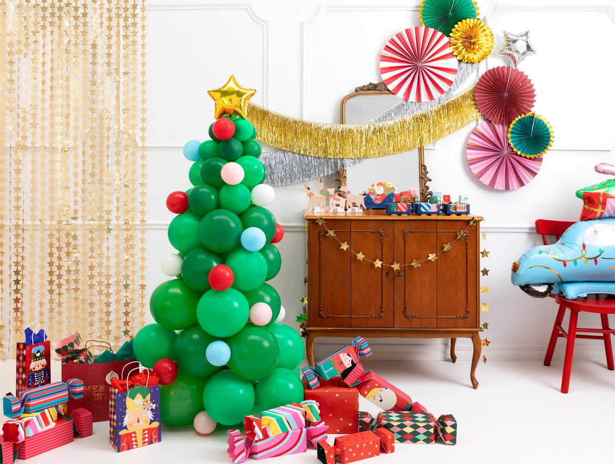 Weihnachtsbaum- Strauß mit Ballons