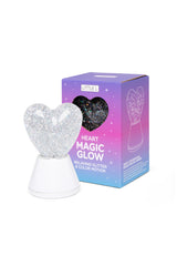Glitzerlampe in Herzform