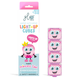 Leuchtende Badewürfel 4 Stück/ pink