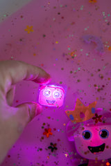 Leuchtende Badewürfel 4 Stück/ pink