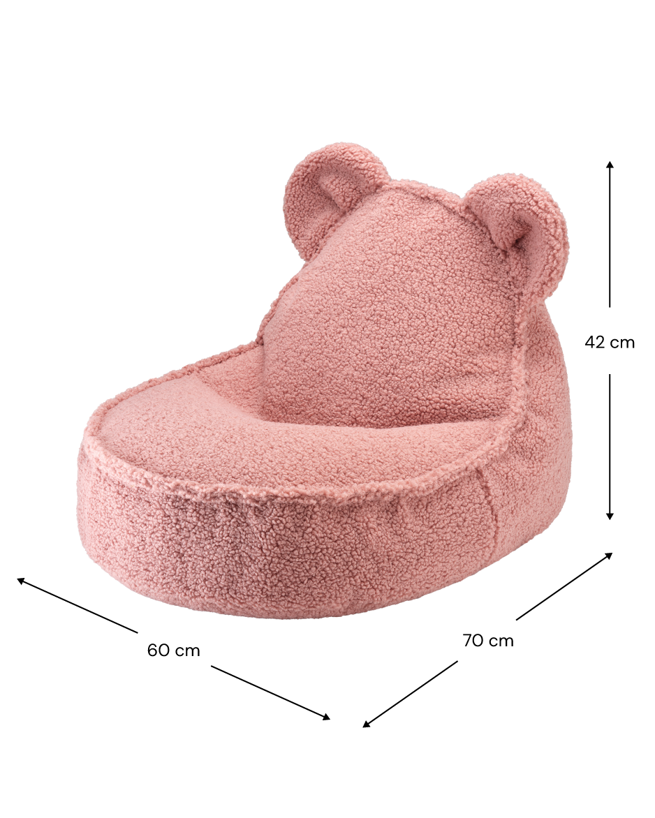 Bear Beanbag/ Guava Pink