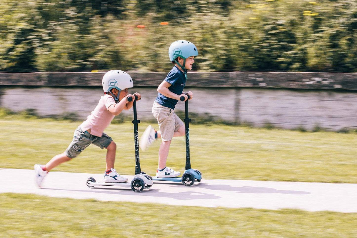 a couple of people that are on some skis 