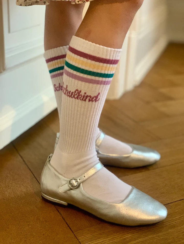 Socken Schulkind plum 31-34 - korbmayer. ganz besonders. für kinder.