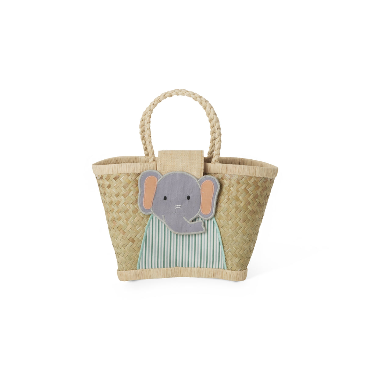 Raffia Kids Bag/ Elephant