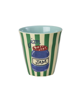 Kinderbecher Set 6er Pack/  ABC Print blau 160 ml