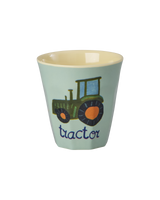 Kinderbecher Set 6er Pack/  ABC Print blau 160 ml