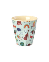 Becher/ Blue ABC Print 160ml