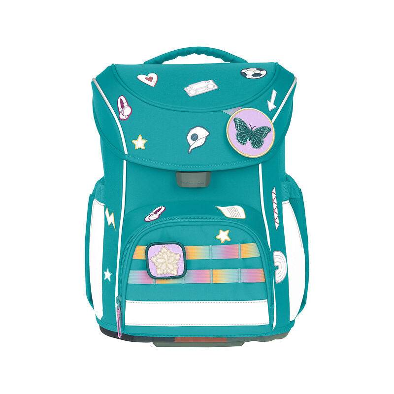 Schulranzen Set 7-teilig Slim /Unique Türkis