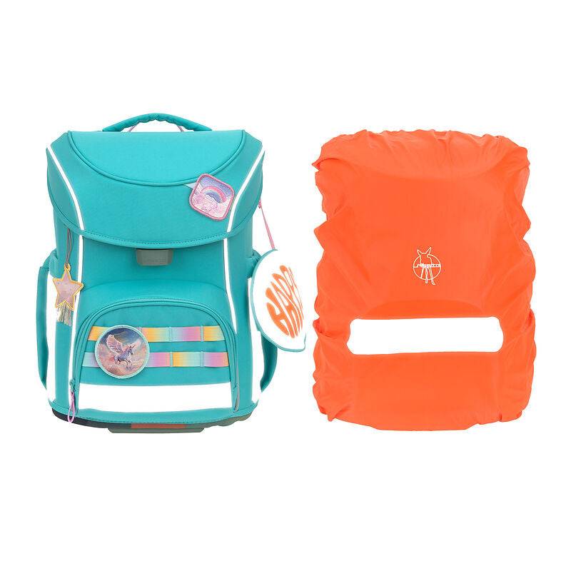 Schulranzen Set 7-teilig Slim /Unique Türkis