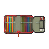 Schulranzen Set 6-teilig Light/ Unique Fußball Dunkelblau