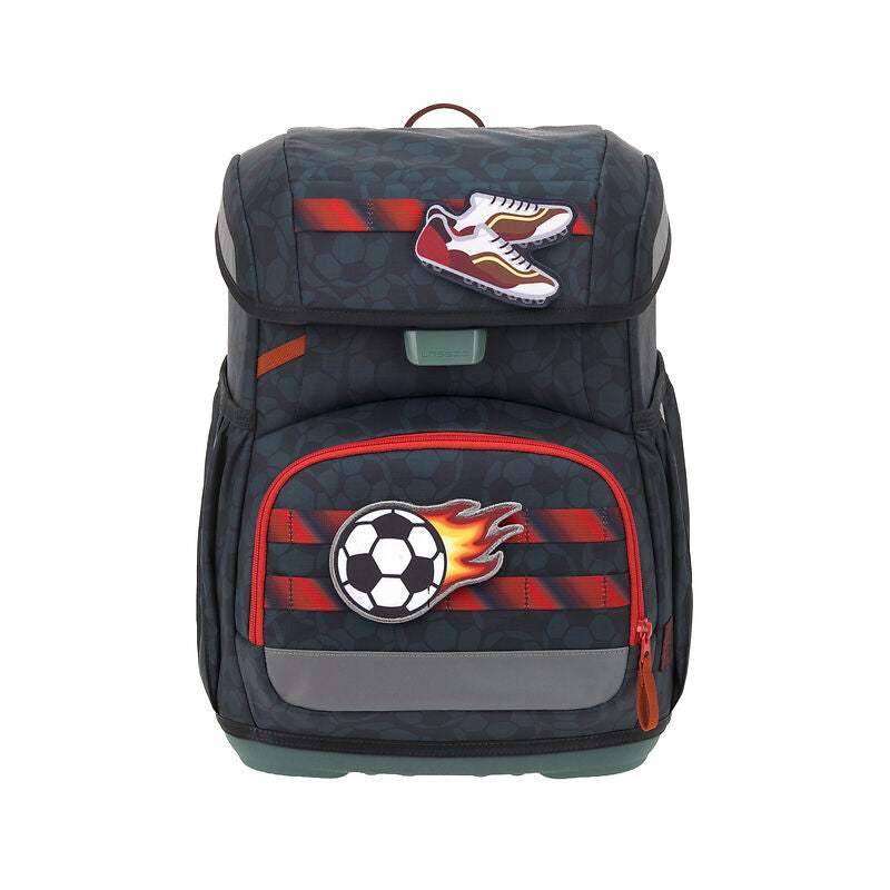 Schulranzen Set 6-teilig Light/ Unique Fußball Dunkelblau