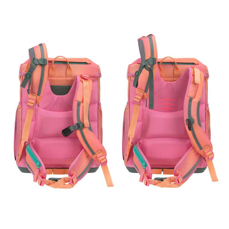 Schulranzen Set 6-teilig Light/ Unique, Sunset Pink
