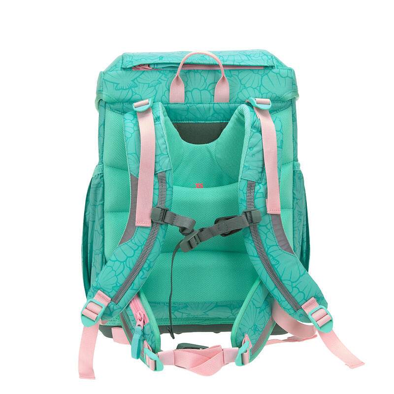 Schulranzen Set 6-teilig Light/ Seashell Türkis