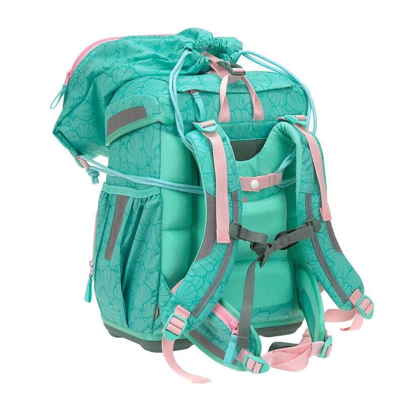 Schulranzen Set 6-teilig Light/ Seashell Türkis