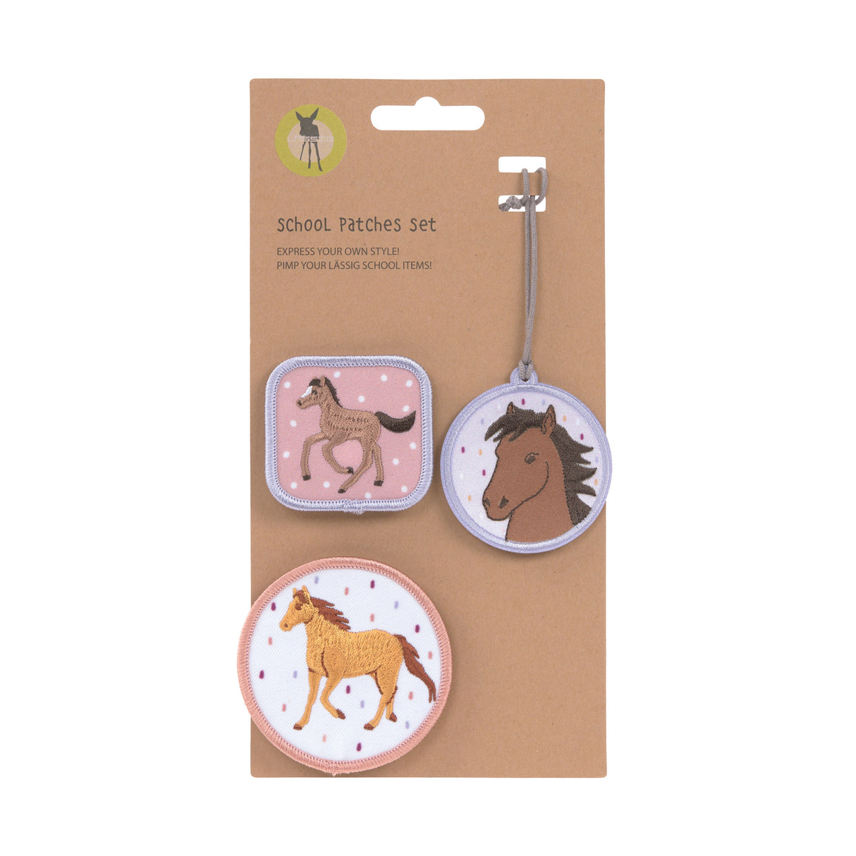 School Patches Set Horse