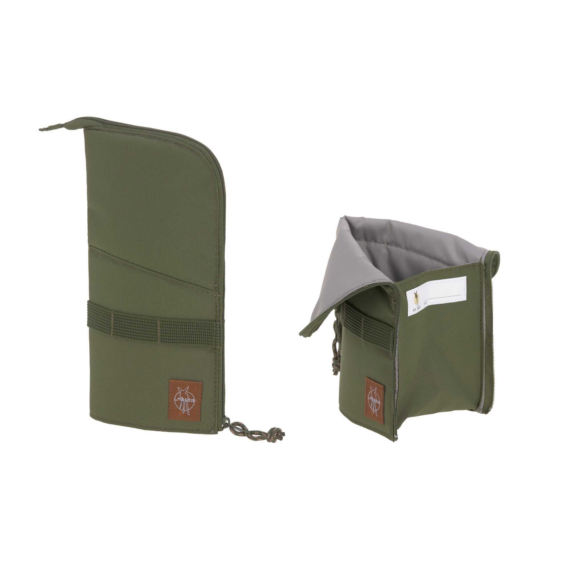 Schulranzen-Set 7-teilig, Boxy Unique olive