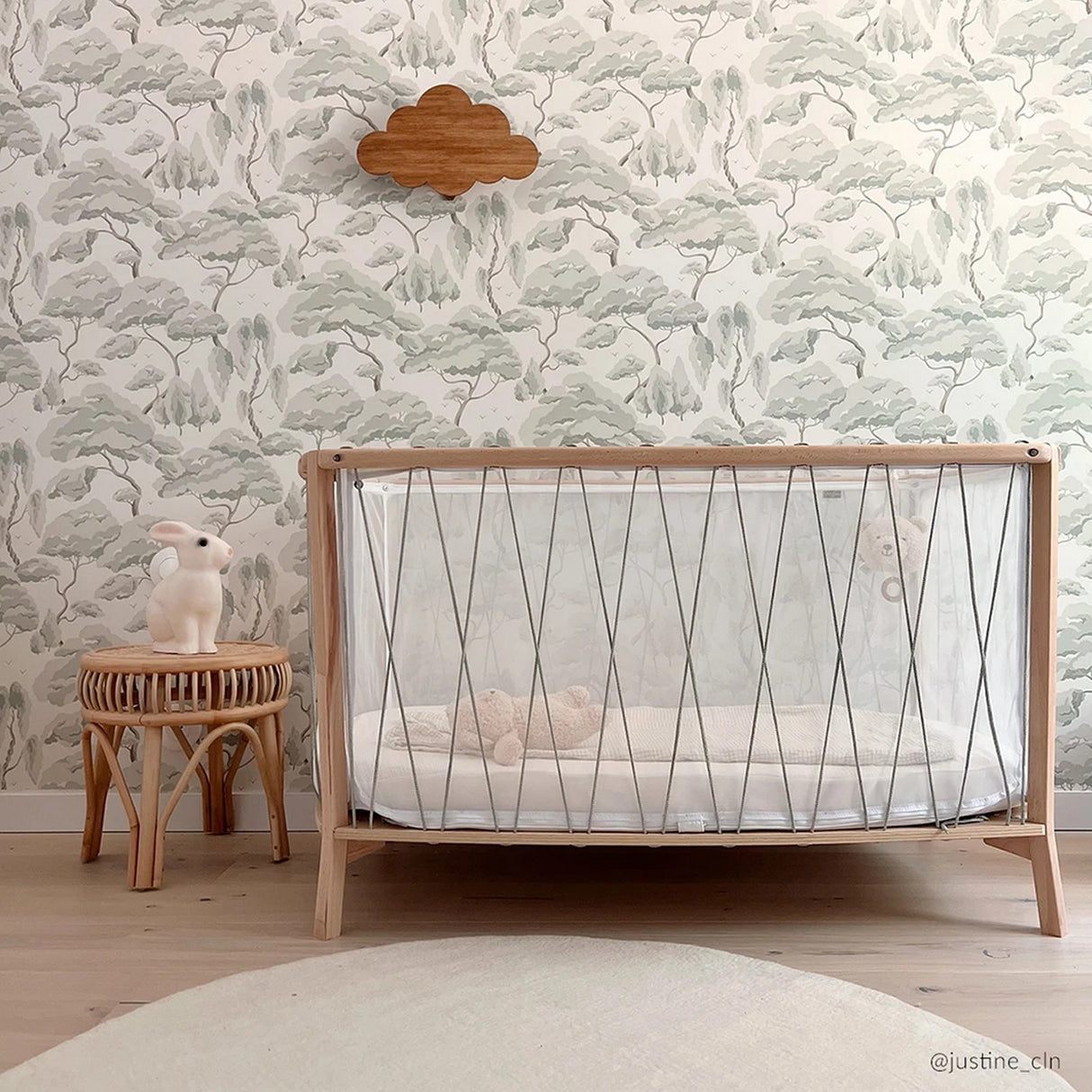 Babybett KIMI- Organic Lichen