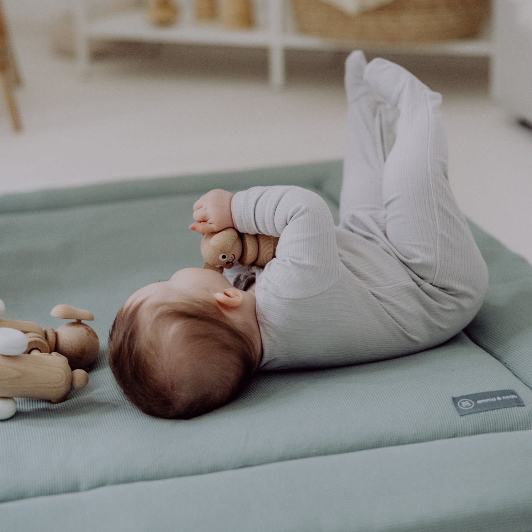 Krabbeldecke - Mini Pique Essential Mint