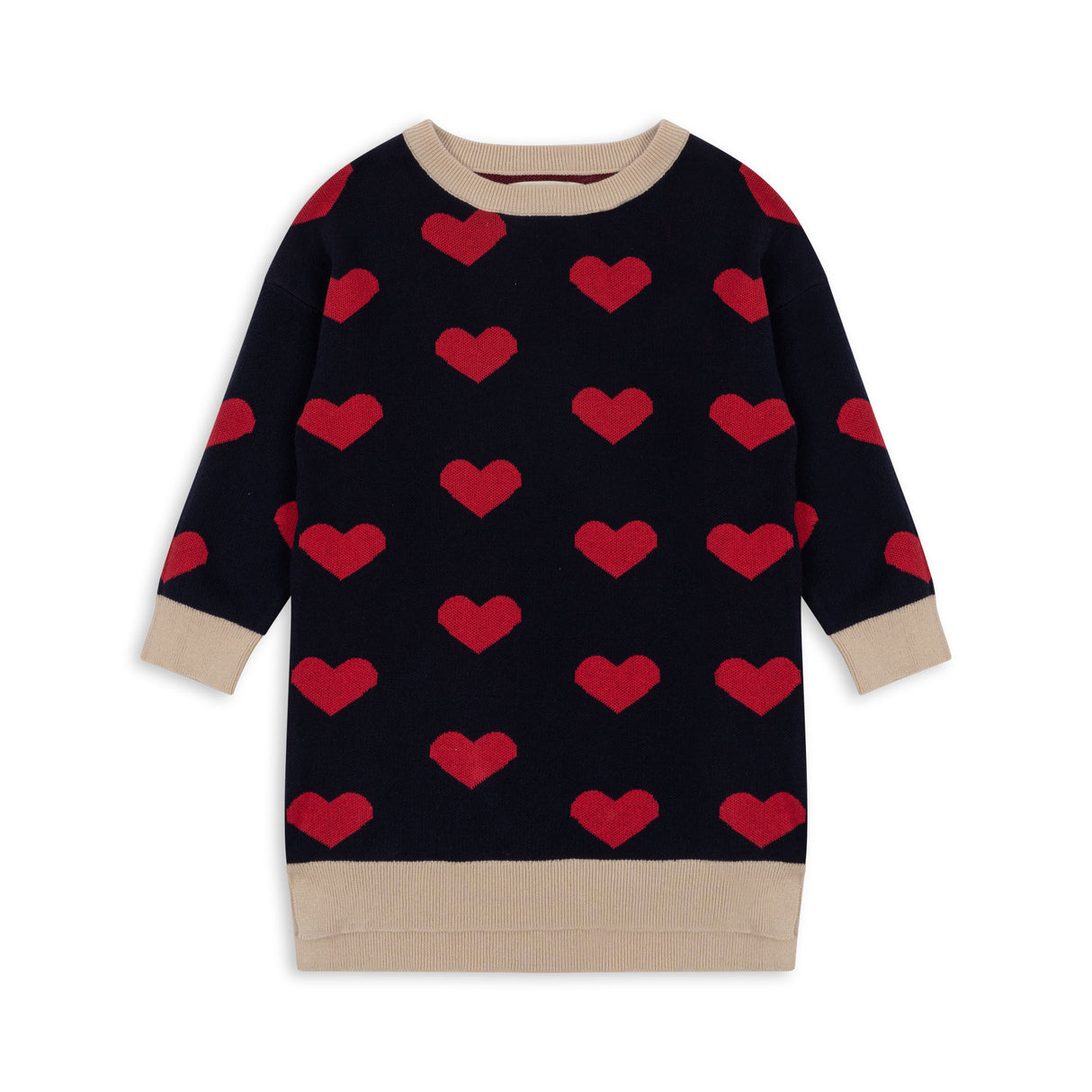 Kleid Lapis/ Navy Heart - korbmayer. ganz besonders. für kinder.