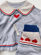 Pullover Maxime/ Heart Stripe - korbmayer. ganz besonders. für kinder.