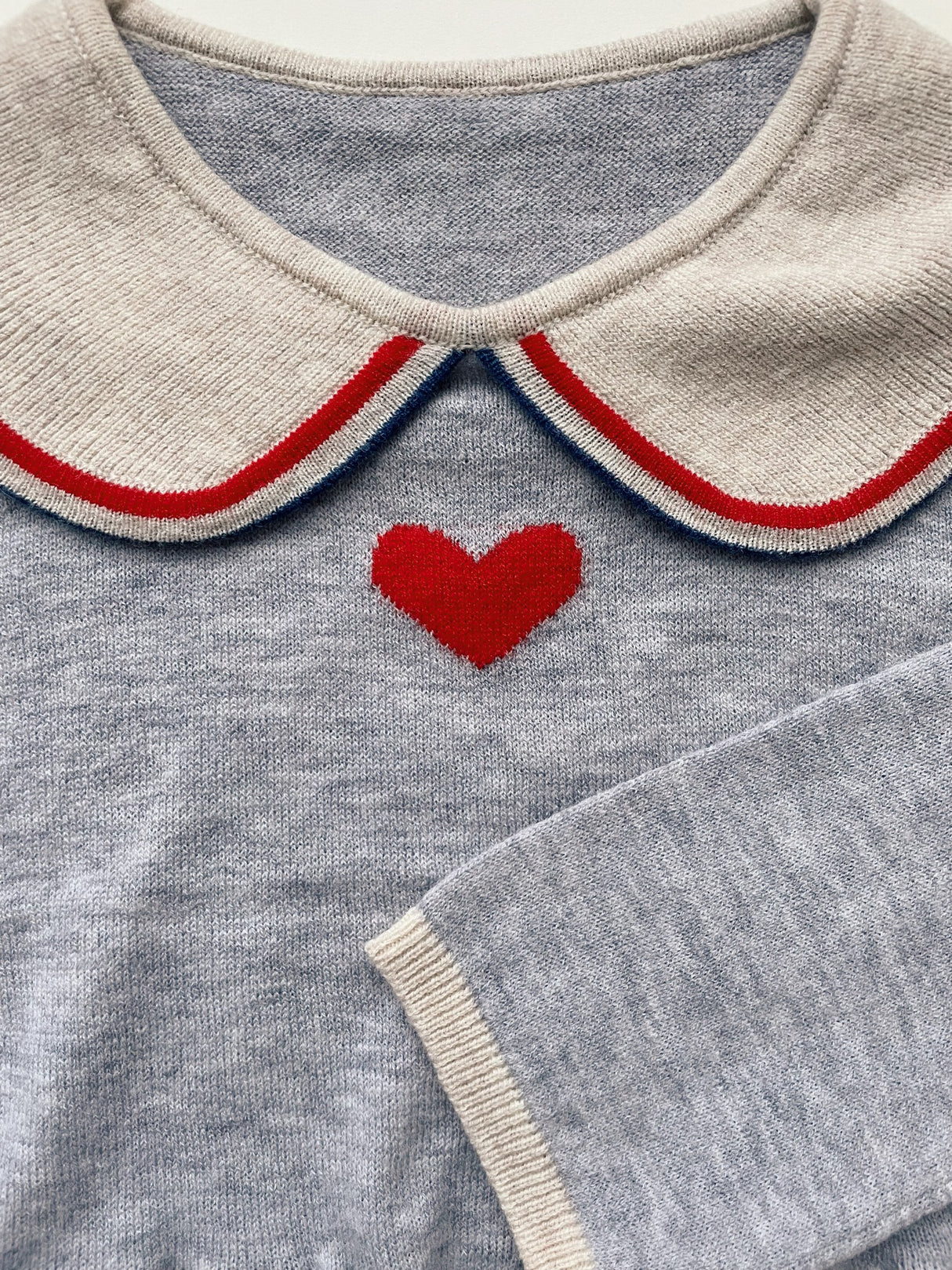 Pullover Maxime/ Heart Stripe - korbmayer. ganz besonders. für kinder.