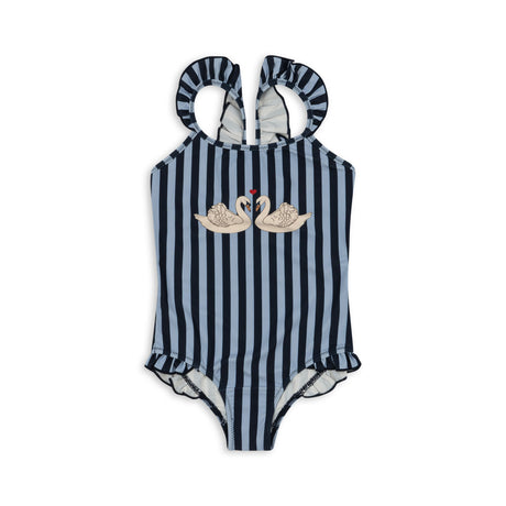 Badeanzug Dea/ Navy Stripe - korbmayer. ganz besonders. für kinder.