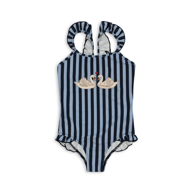 Badeanzug Dea/ Navy Stripe - korbmayer. ganz besonders. für kinder.