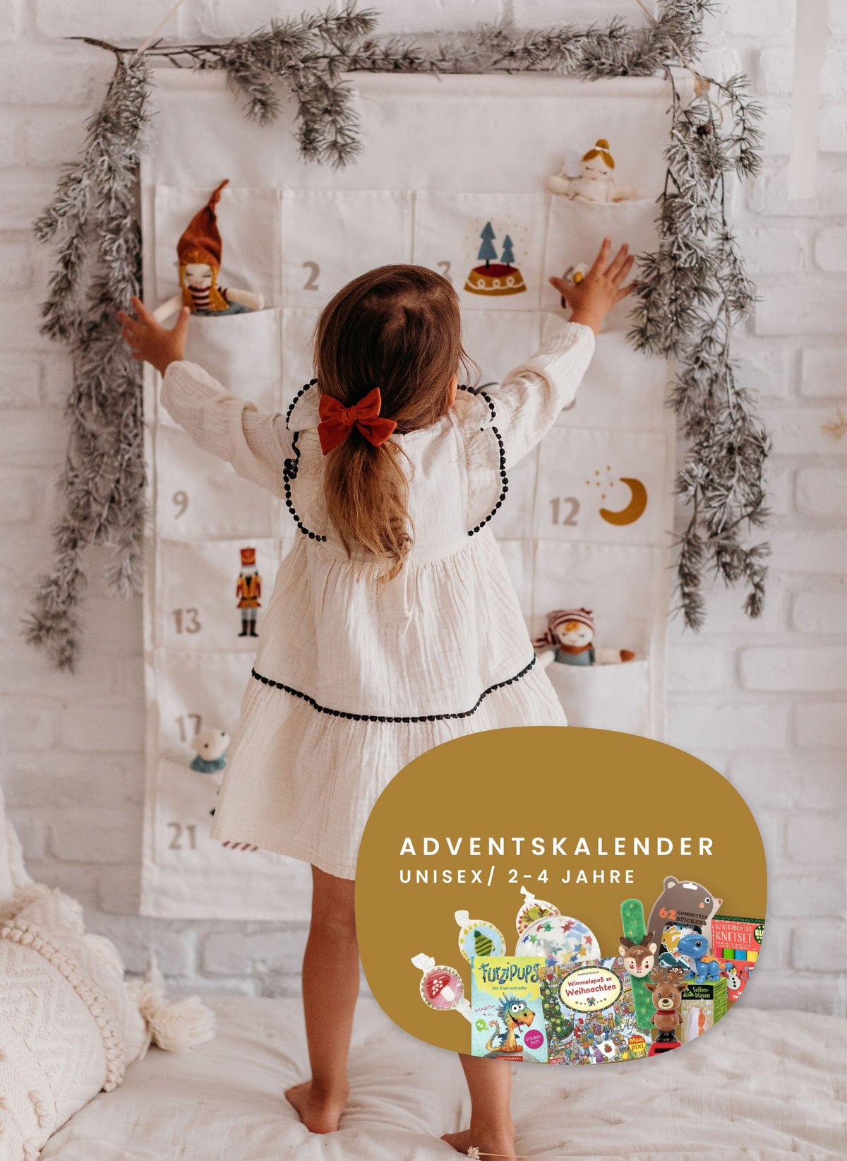 Adventskalender & Füllung Unisex 2-4 Jahre