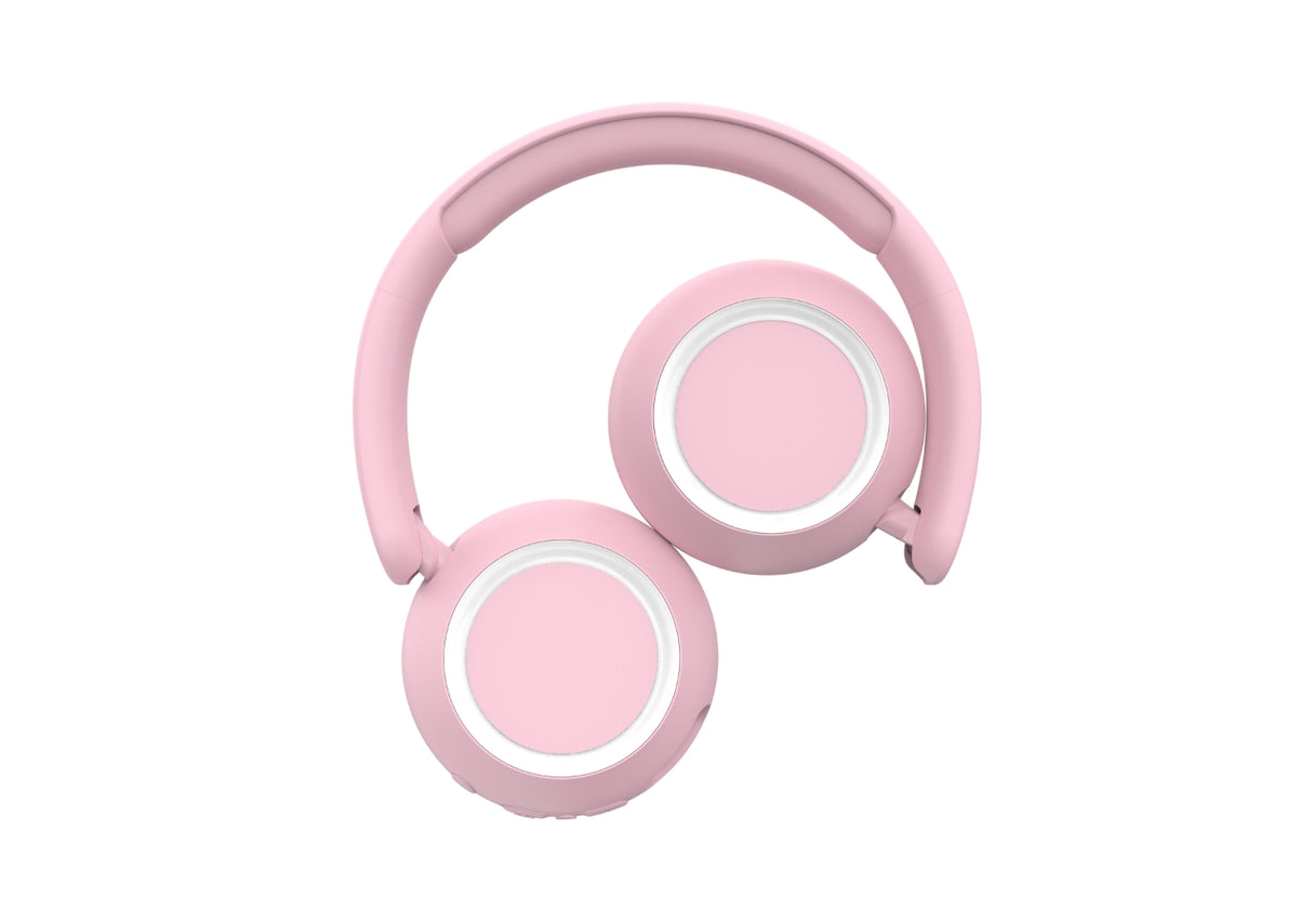 Bluetooth Kopfhörer mit Licht - Rosa