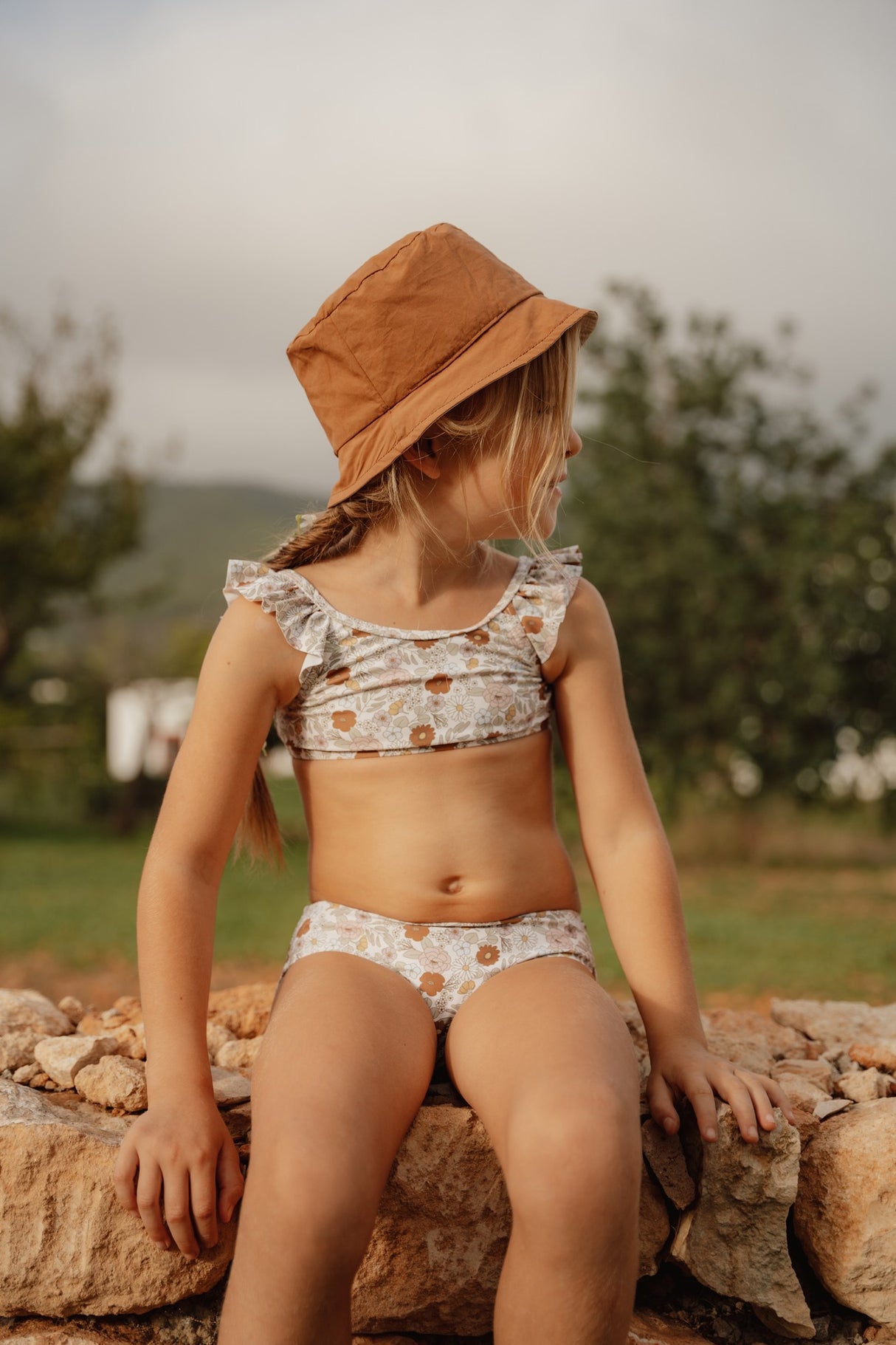 Wende- Sonnenhut Größe 2 Vintage