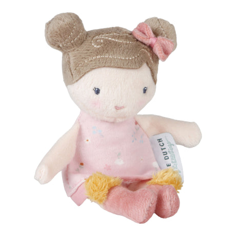 Kuschelpuppe Rosa 10 cm - korbmayer. ganz besonders. für kinder.