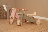 Dreirad Holz Pink