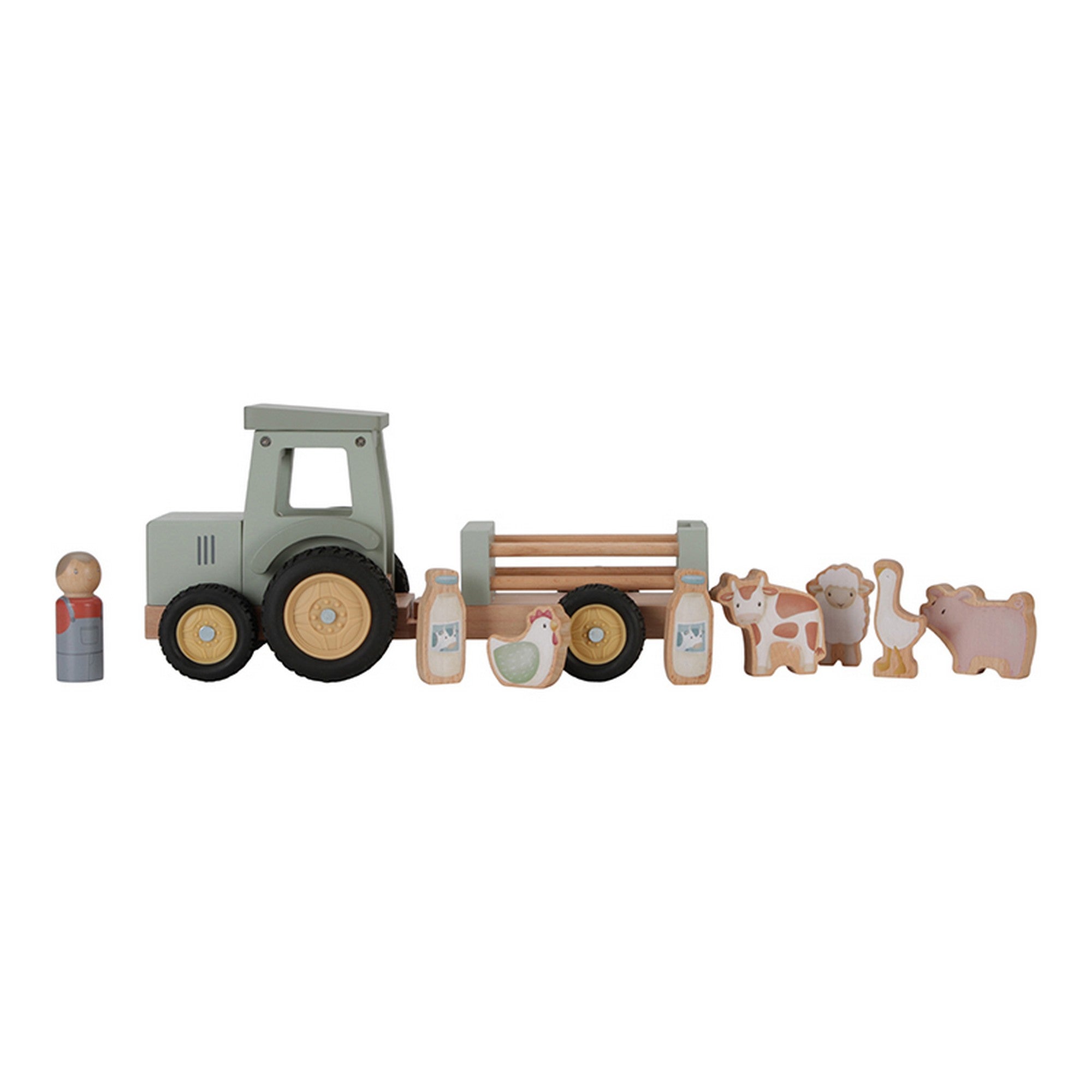 Traktor mit Anhänger Little FarmLittle DutchTraktor mit Anhängerkorbmayer. ganz besonders. für kinder.