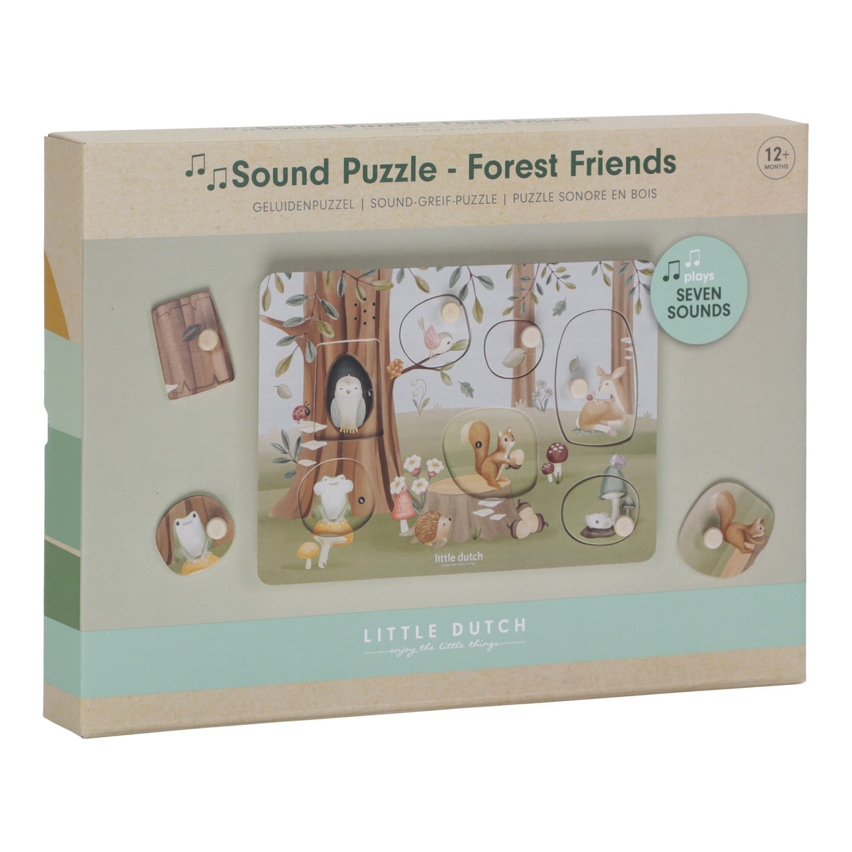 Sound-Greif-Puzzle Holz Forest Friends