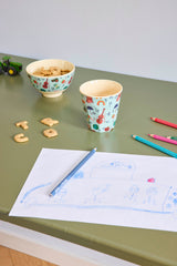 Becher/ Blue ABC Print 160ml